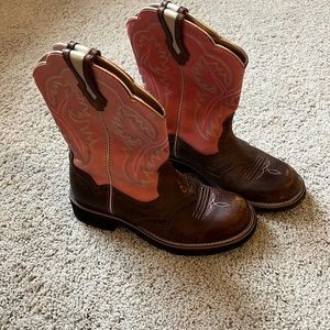 Ariat Fatbabys Pink - Size 8